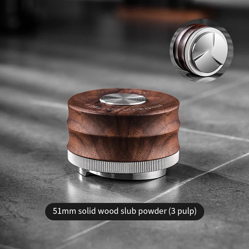 Coffee Tamper & Distributor with Tamping Base