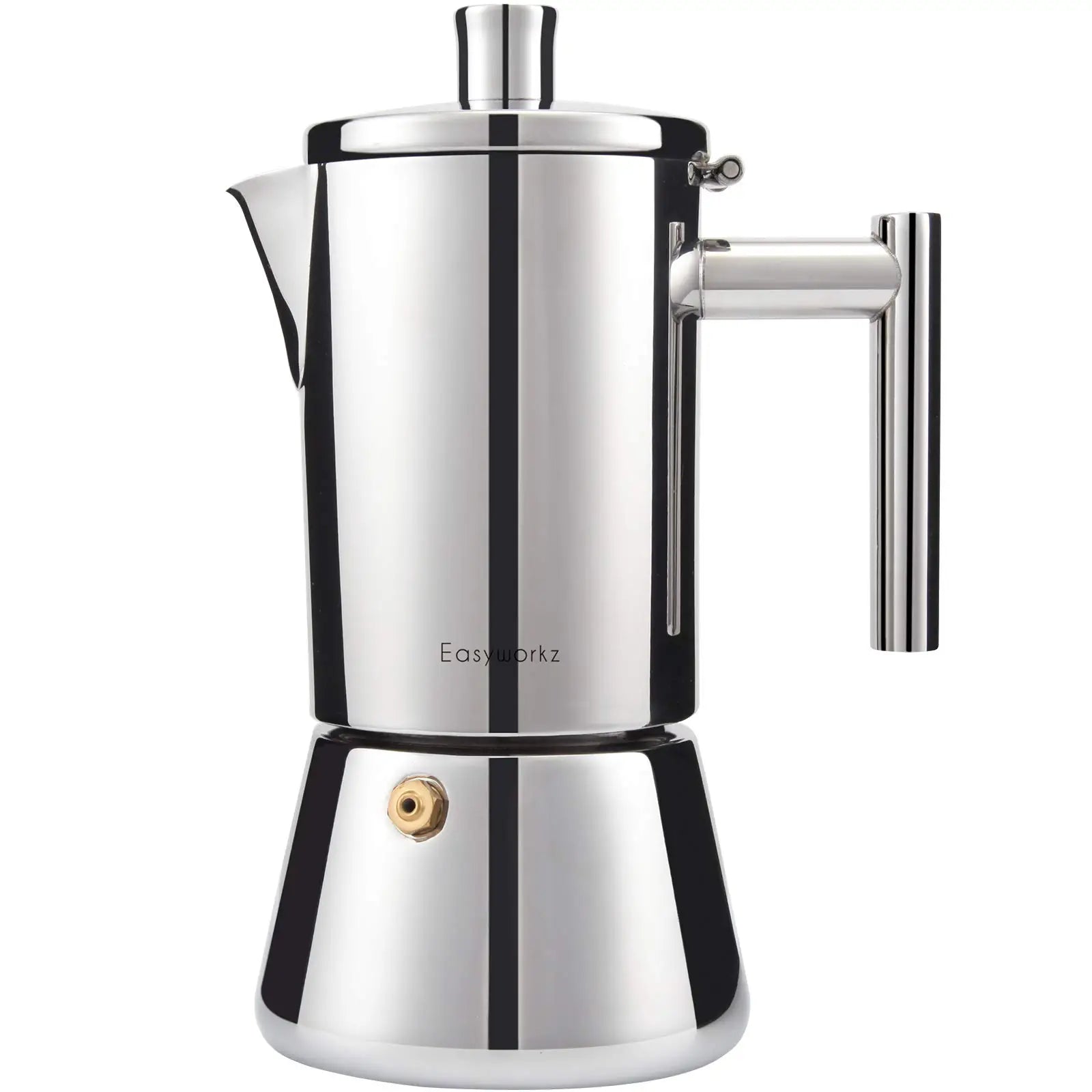 Stainless Steel Stovetop Espresso Maker - Induction Moka Pot