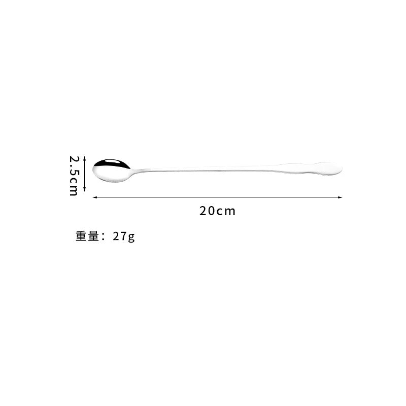 Long Handle Stainless Steel Spoon