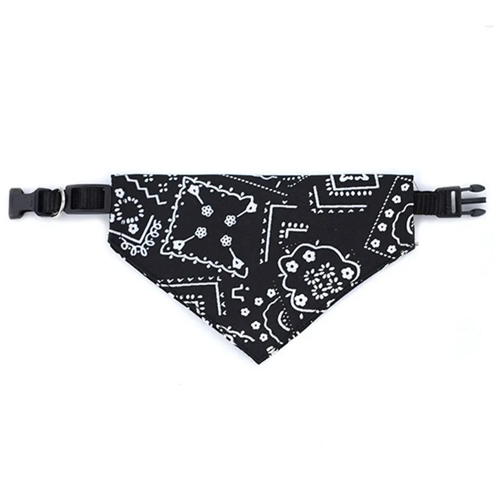 Adjustable Dog Bandana Collar Scarf for Cats and Dogs