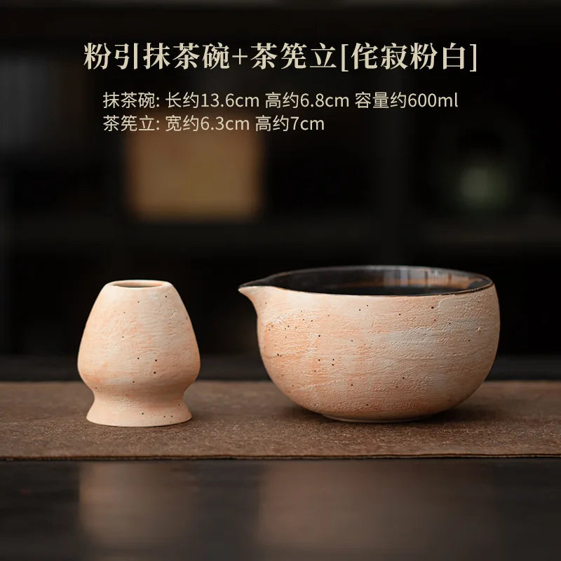 Vintage Japanese Matcha Bamboo Traditional Tea Set