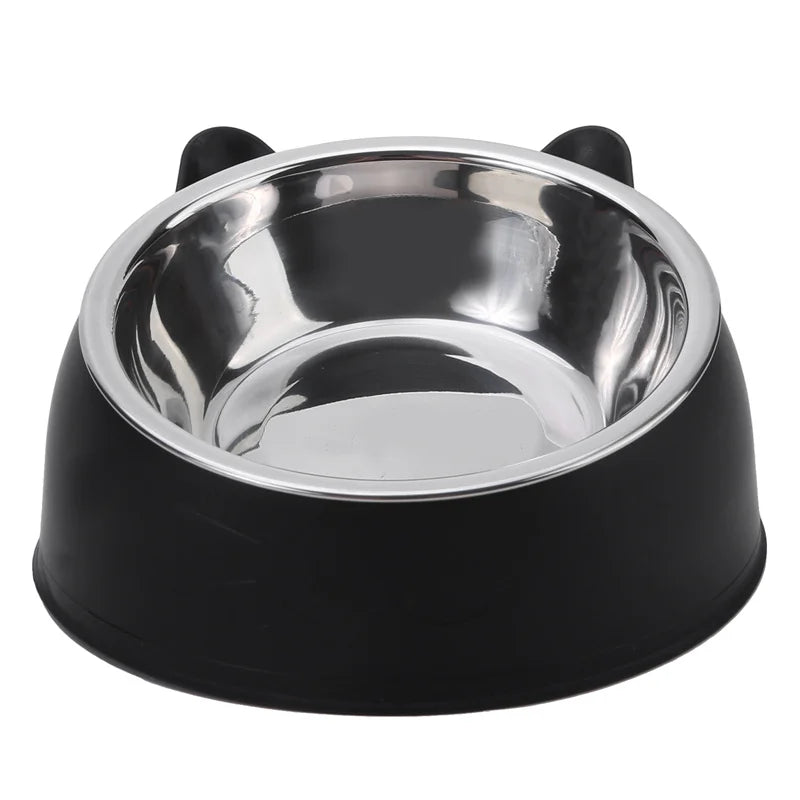 Non-Slip 100ML Cat and Dog Bowl with 15 Degrees Tilt for comfortable feeding