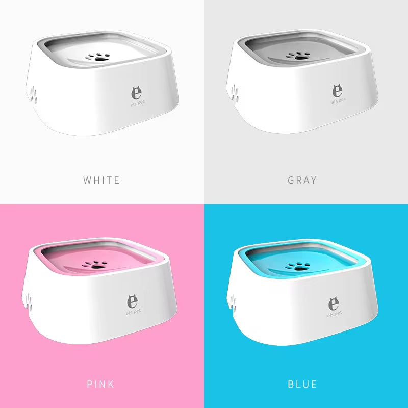 Spill-Proof Pet Water Bowl – Non-Wetting Design for Dogs & Cats 