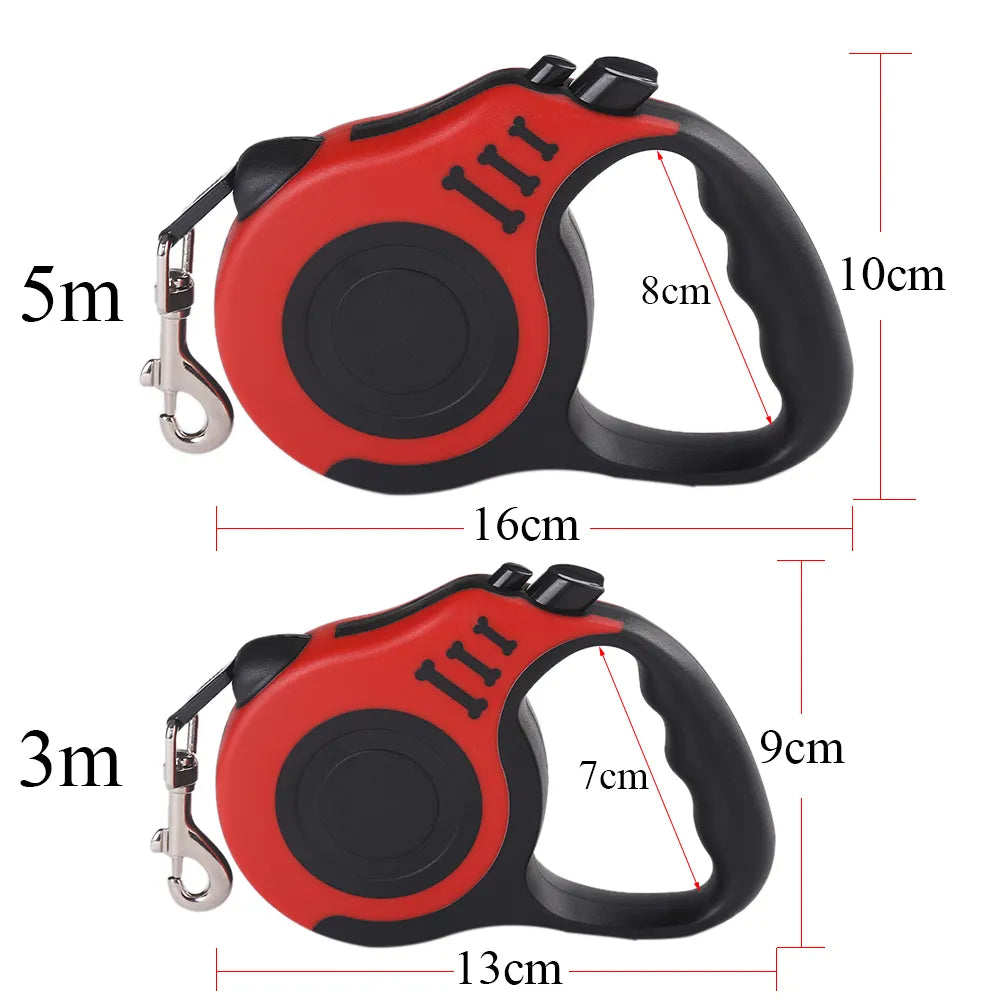 Durable Nylon Retractable Dog & Cat Leash