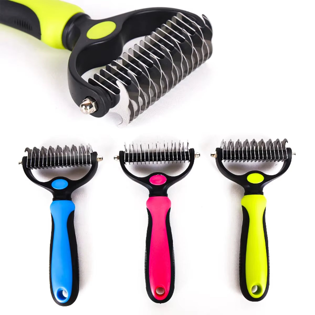 Double-Sided Knot Comb Dog and Cat Beauty Hair Removal Tangle Free