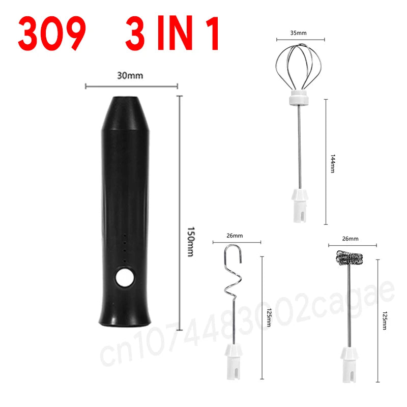 USB Rechargeable Electric Coffee Frother/Milk Whisk