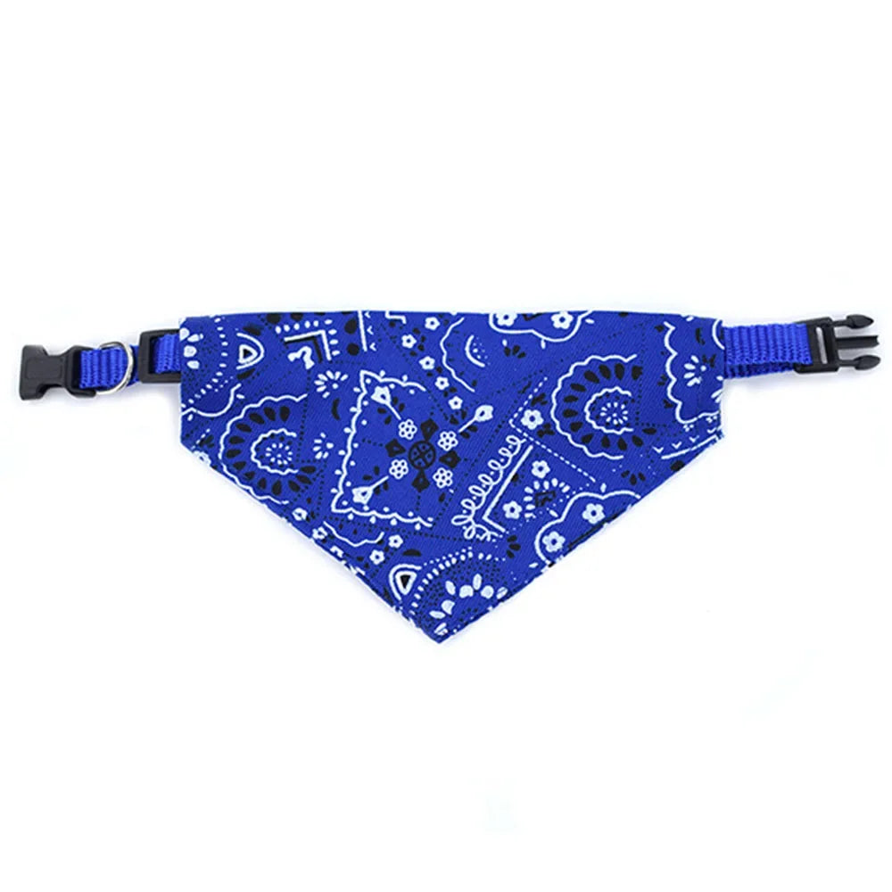 Adjustable Dog Bandana Collar Scarf for Cats and Dogs