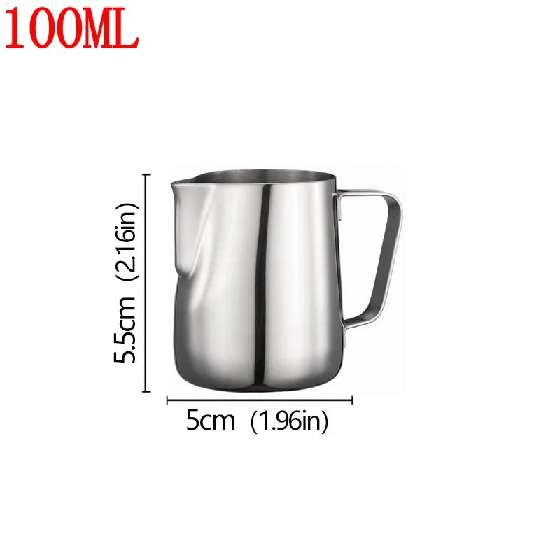 Barista Style Stainless Steel Milk Frother Jug