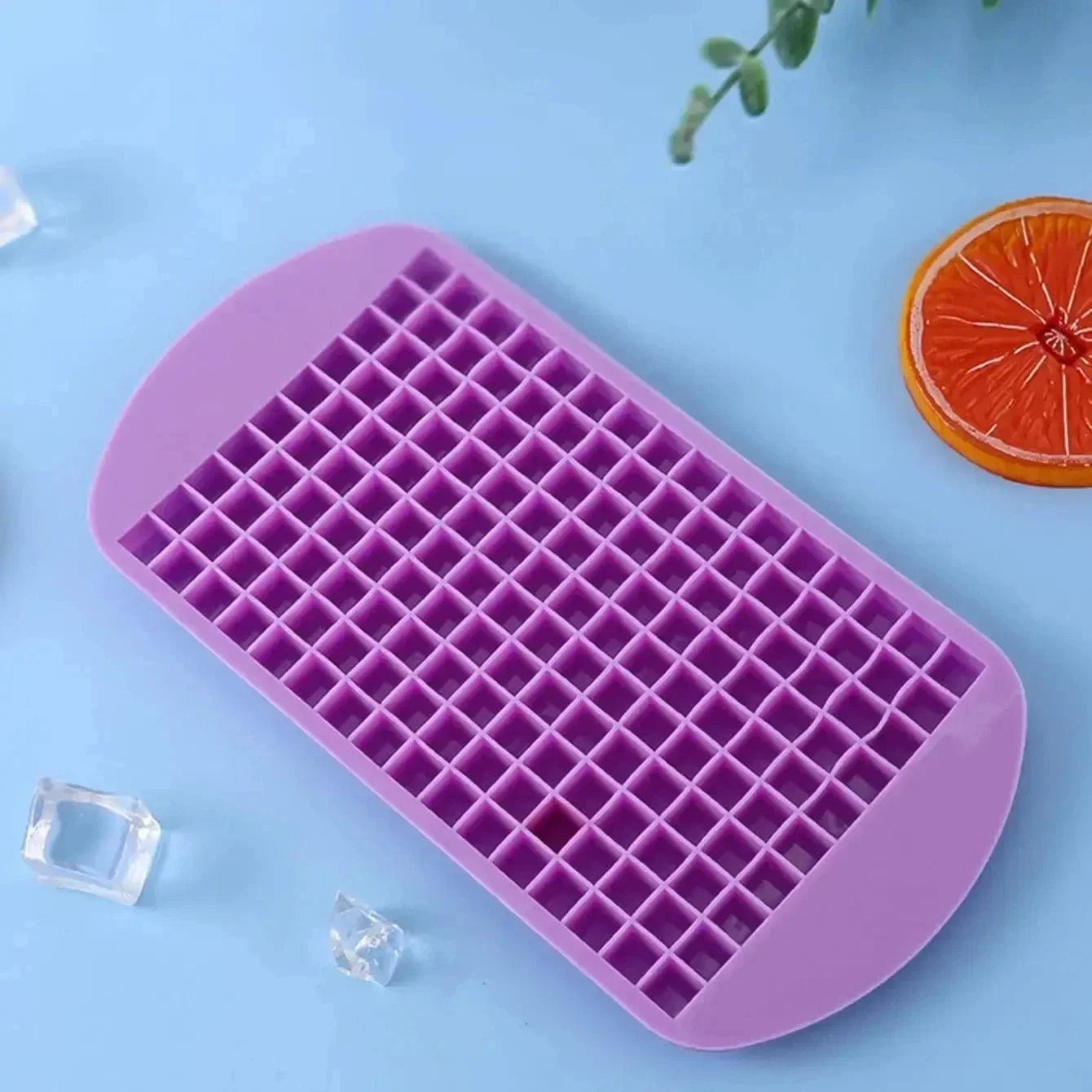 Choice of 1 or 2-Pack 160-Grid Silicone Ice Cube Tray