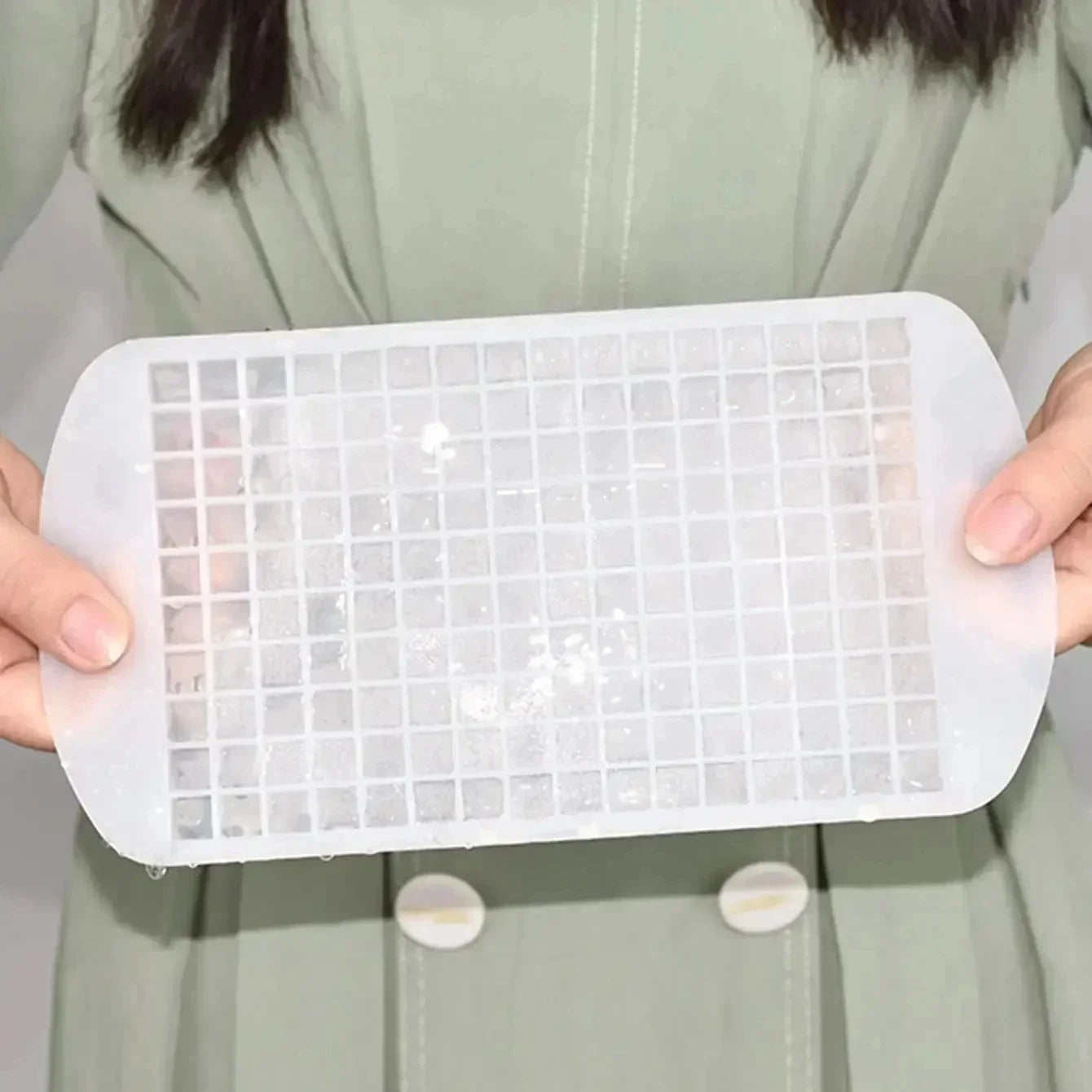 Choice of 1 or 2-Pack 160-Grid Silicone Ice Cube Tray