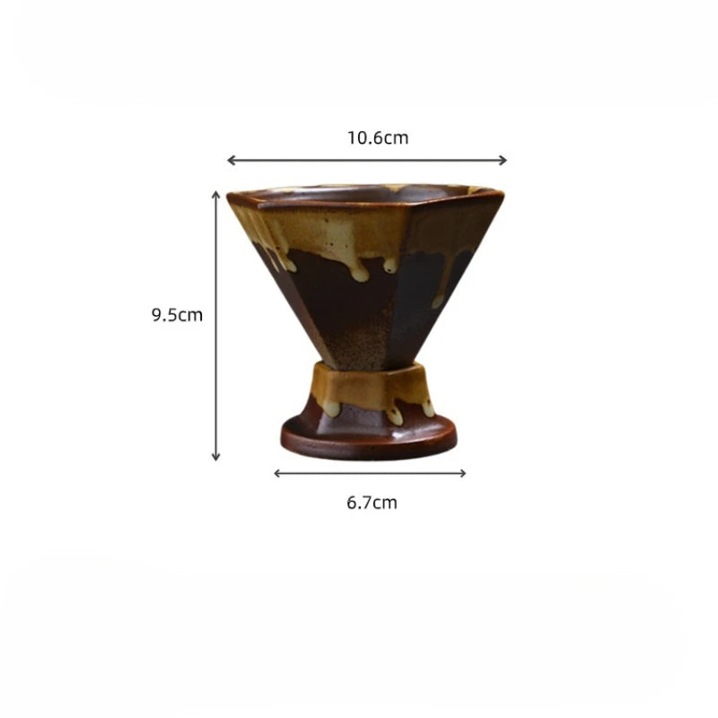 Retro Oriental Style Design Ceramic Luxury Coffee Cup