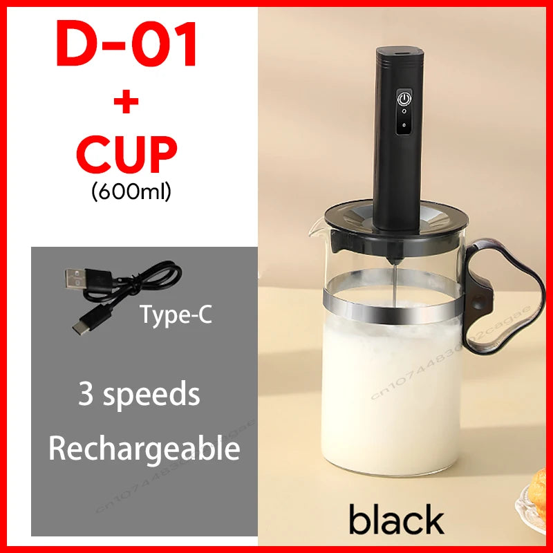 USB Rechargeable Electric Coffee Frother/Milk Whisk