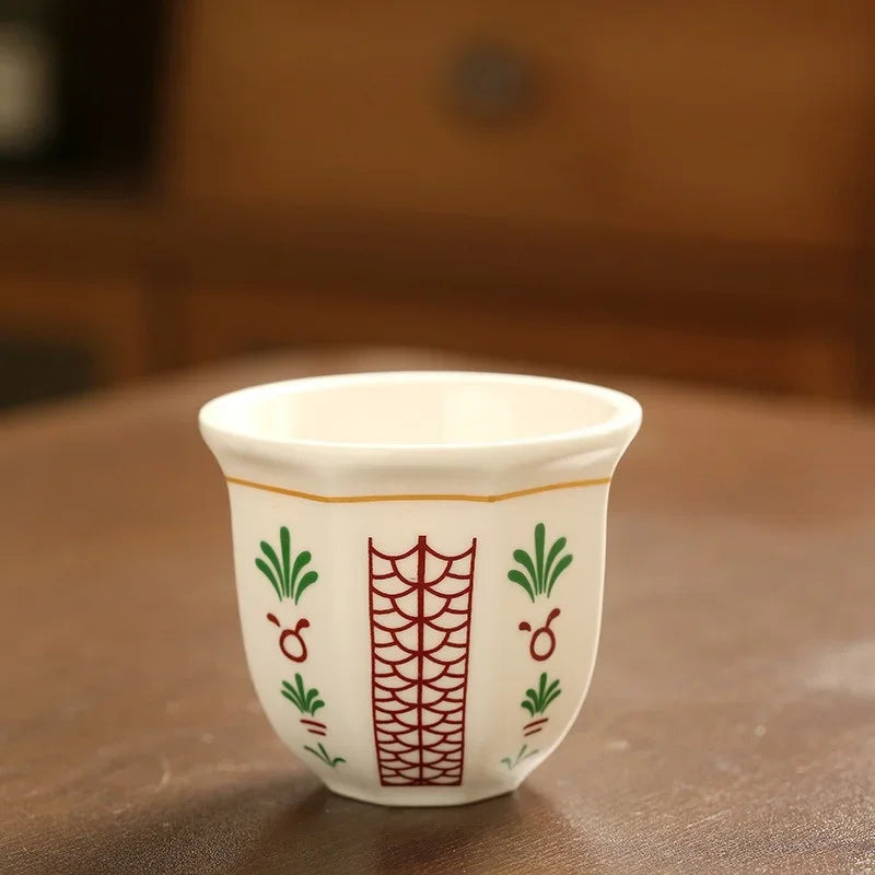 Middle Eastern Style Espresso Ceramic Cup