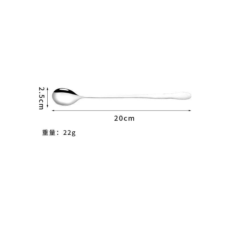 Long Handle Stainless Steel Spoon 