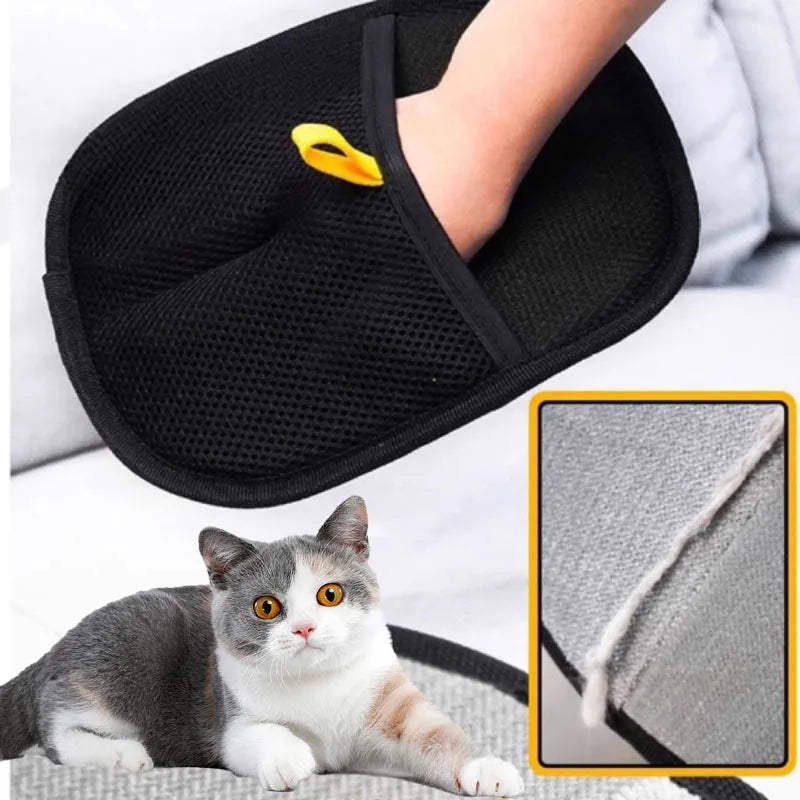 Pet Grooming Glove and Hair Remover