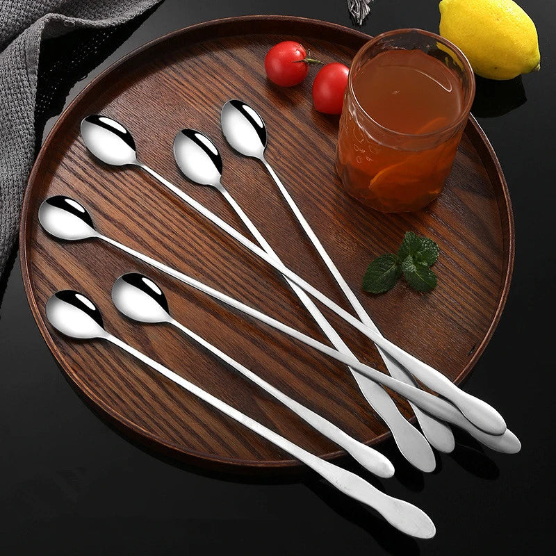 Long Handle Stainless Steel Spoon 