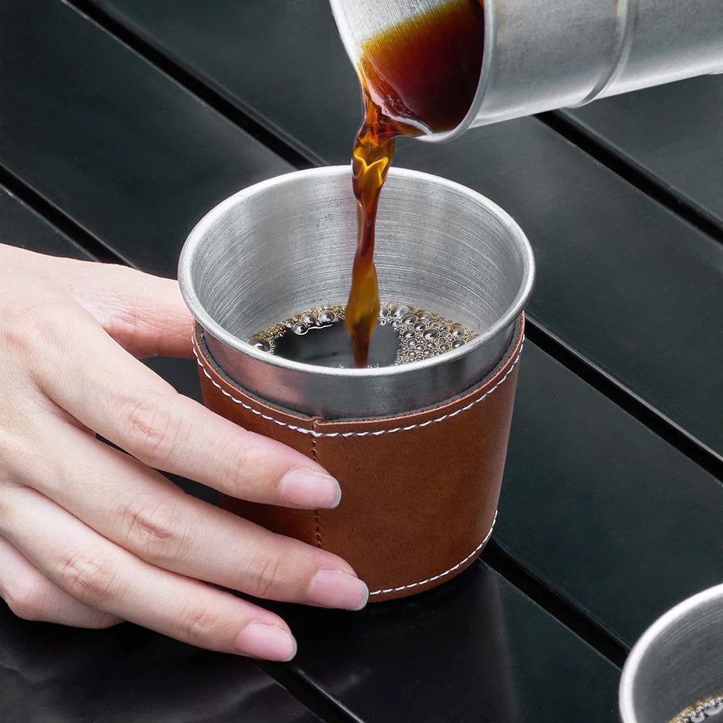 Travel Pour over Coffee Maker Gift Including 9 Items/Accessories with Travel Bag