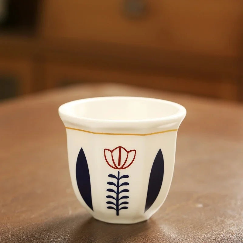 Middle Eastern Style Espresso Ceramic Cup