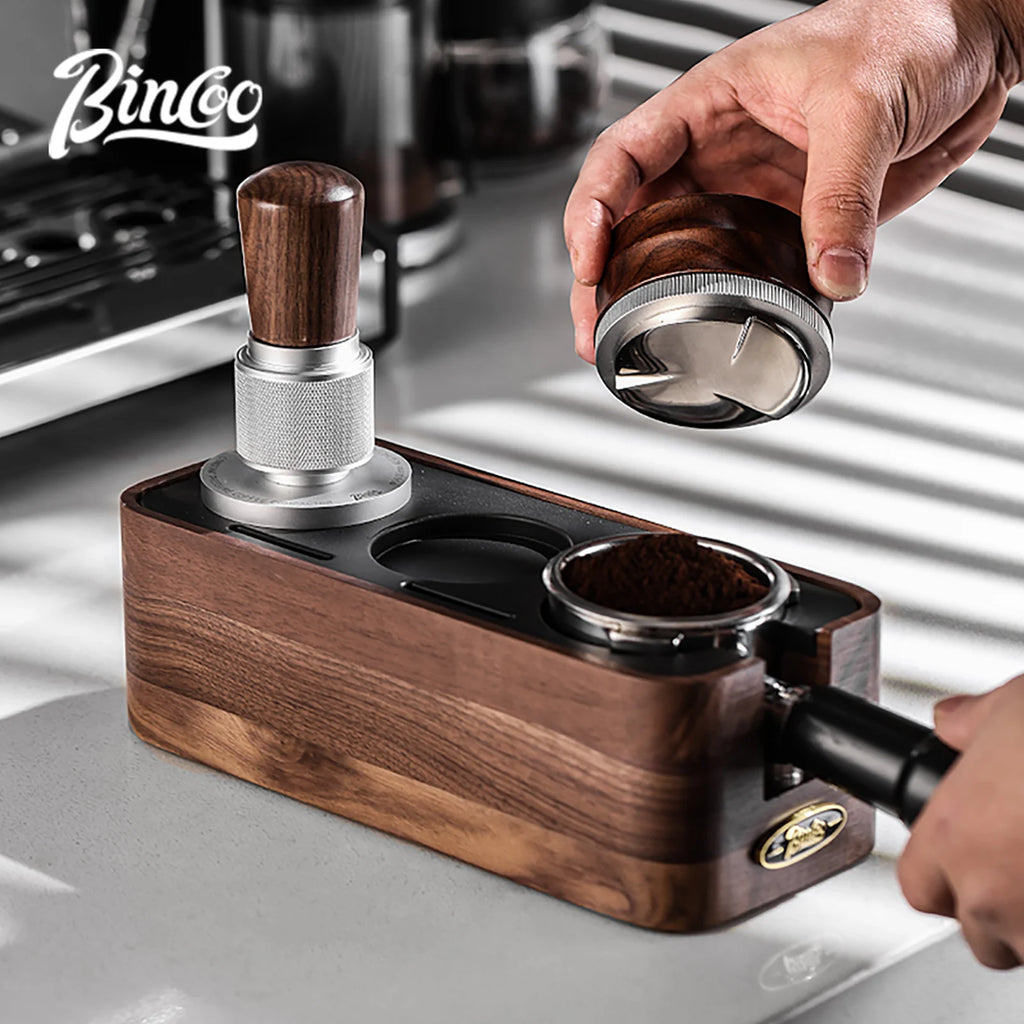 Coffee Tamper & Distributor with Tamping Base