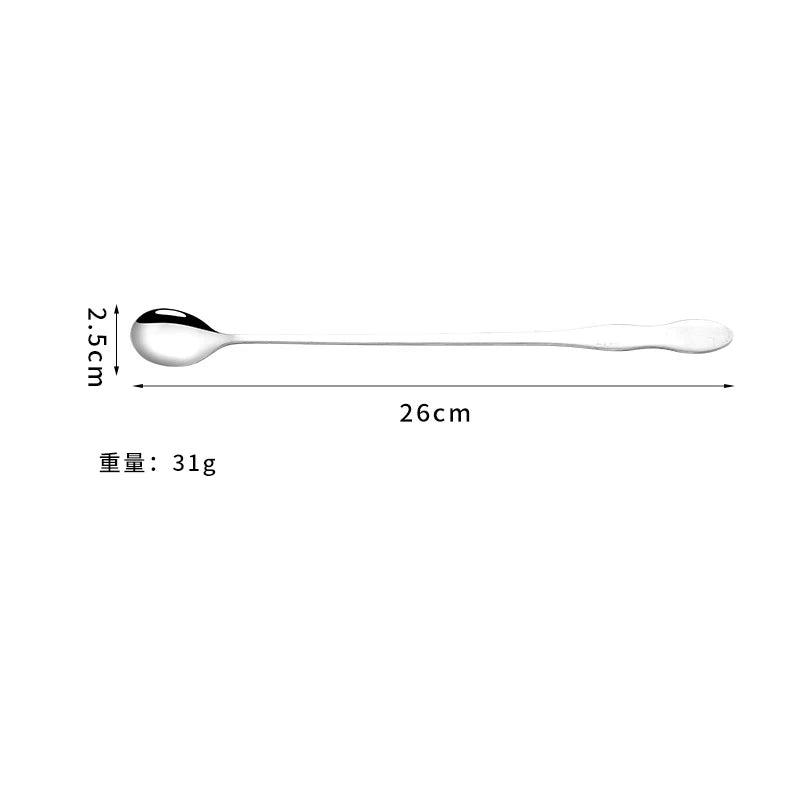 Long Handle Stainless Steel Spoon 