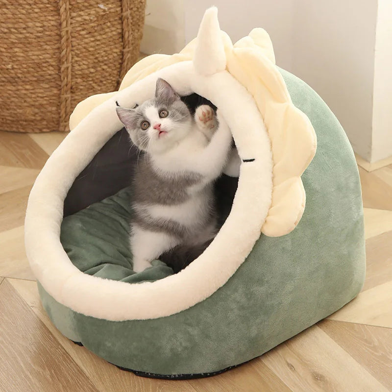 Foldable & Washable Deep Sleep Cat Bed