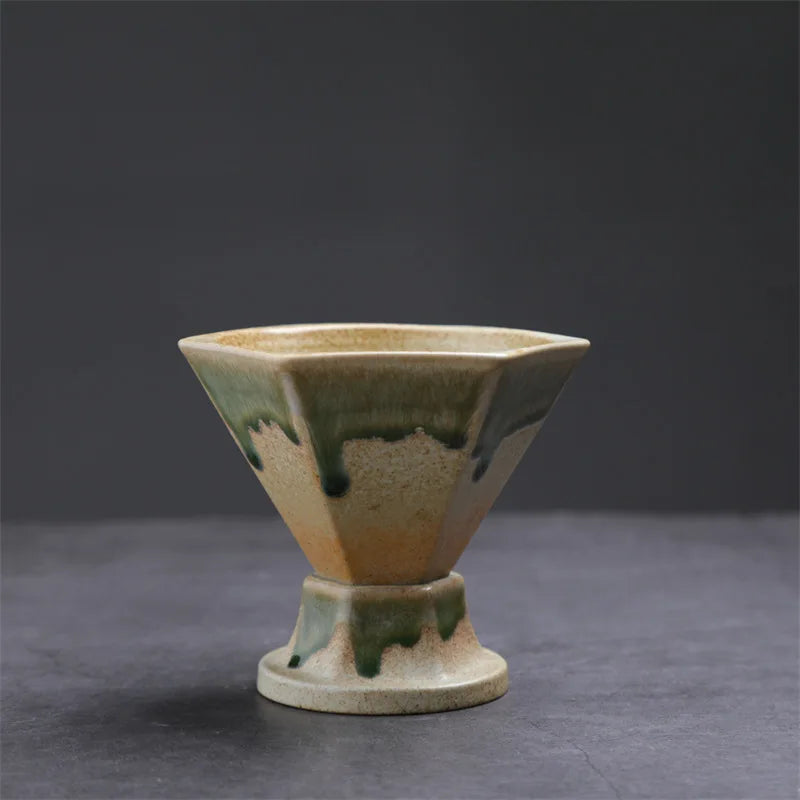 Retro Oriental Style Design Ceramic Luxury Coffee Cup