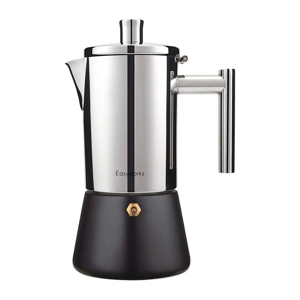 Stainless Steel Stovetop Espresso Maker - Induction Moka Pot