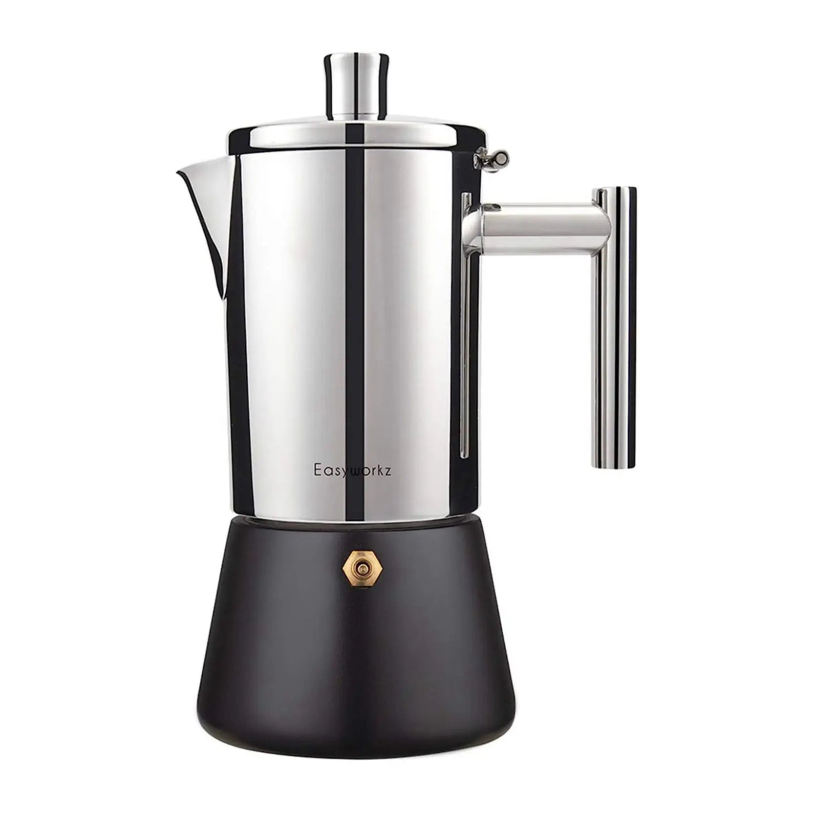Stainless Steel Stovetop Espresso Maker - Induction Moka Pot