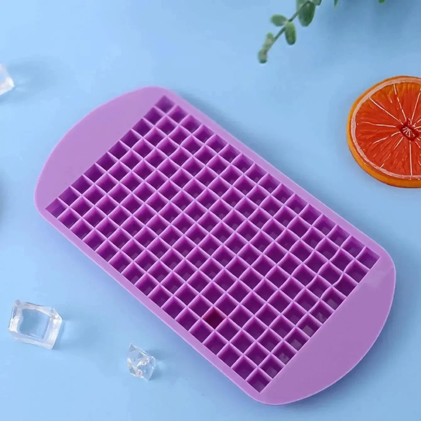 Choice of 1 or 2-Pack 160-Grid Silicone Ice Cube Tray