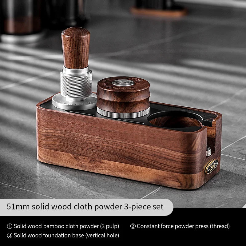 Coffee Tamper & Distributor with Tamping Base