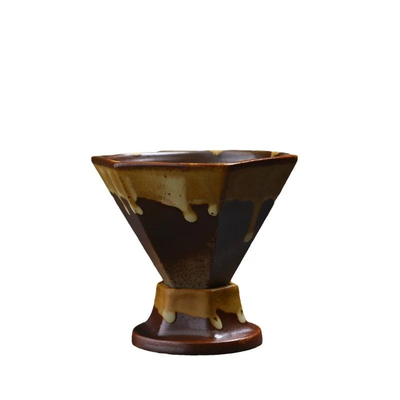 Retro Oriental Style Design Ceramic Luxury Coffee Cup