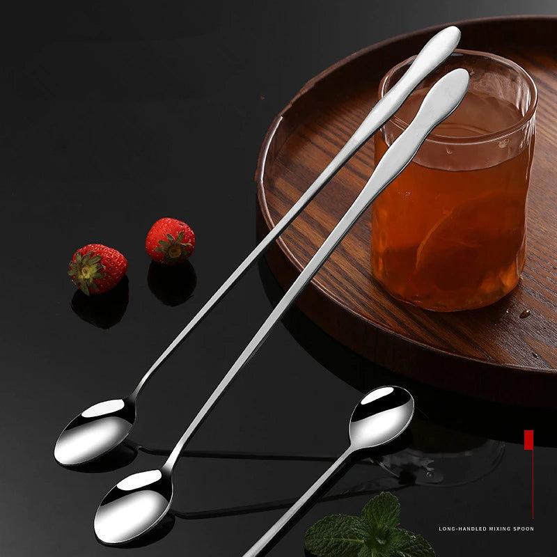 Long Handle Stainless Steel Spoon 