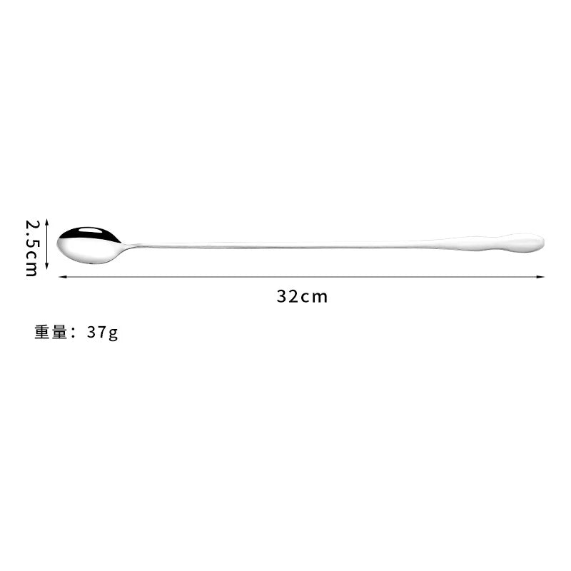 Long Handle Stainless Steel Spoon 