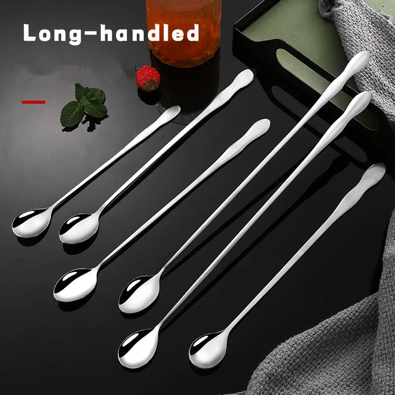 Long Handle Stainless Steel Spoon 