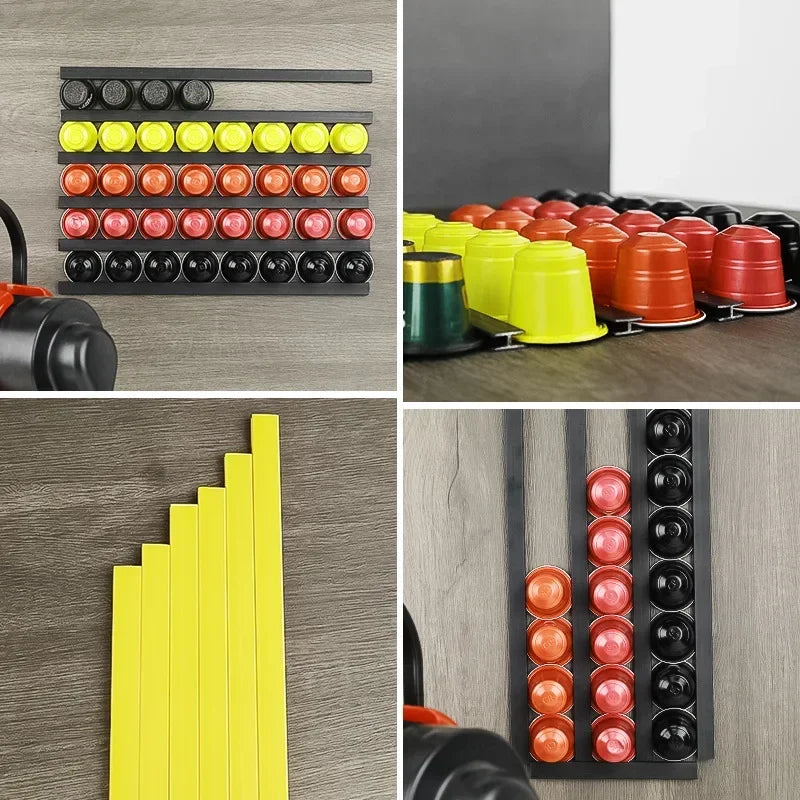 DIY Universal Coffee Capsule Holder with Adhesive