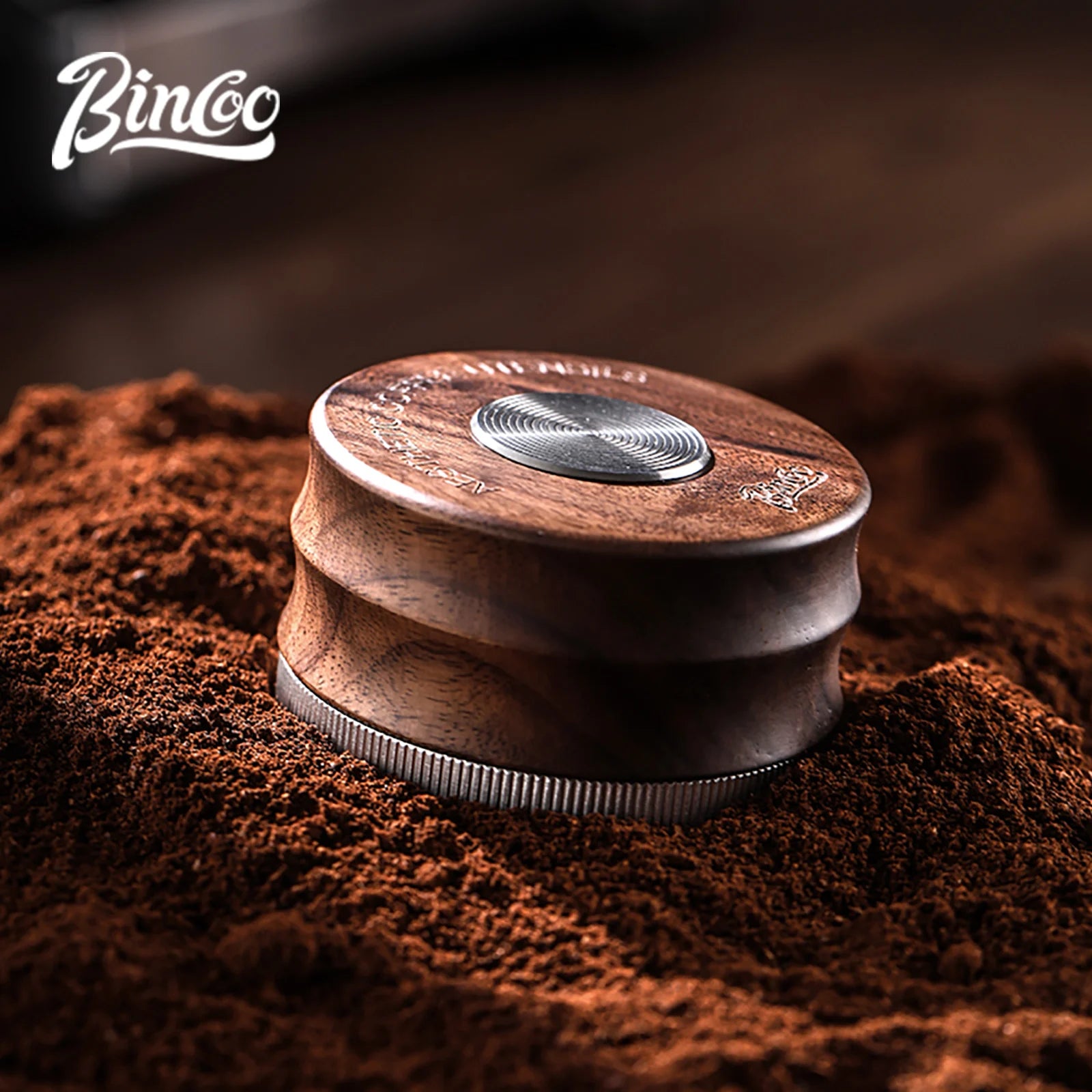 Coffee Tamper & Distributor with Tamping Base