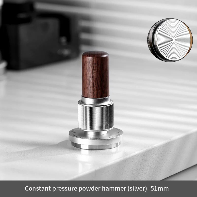 Coffee Tamper & Distributor with Tamping Base