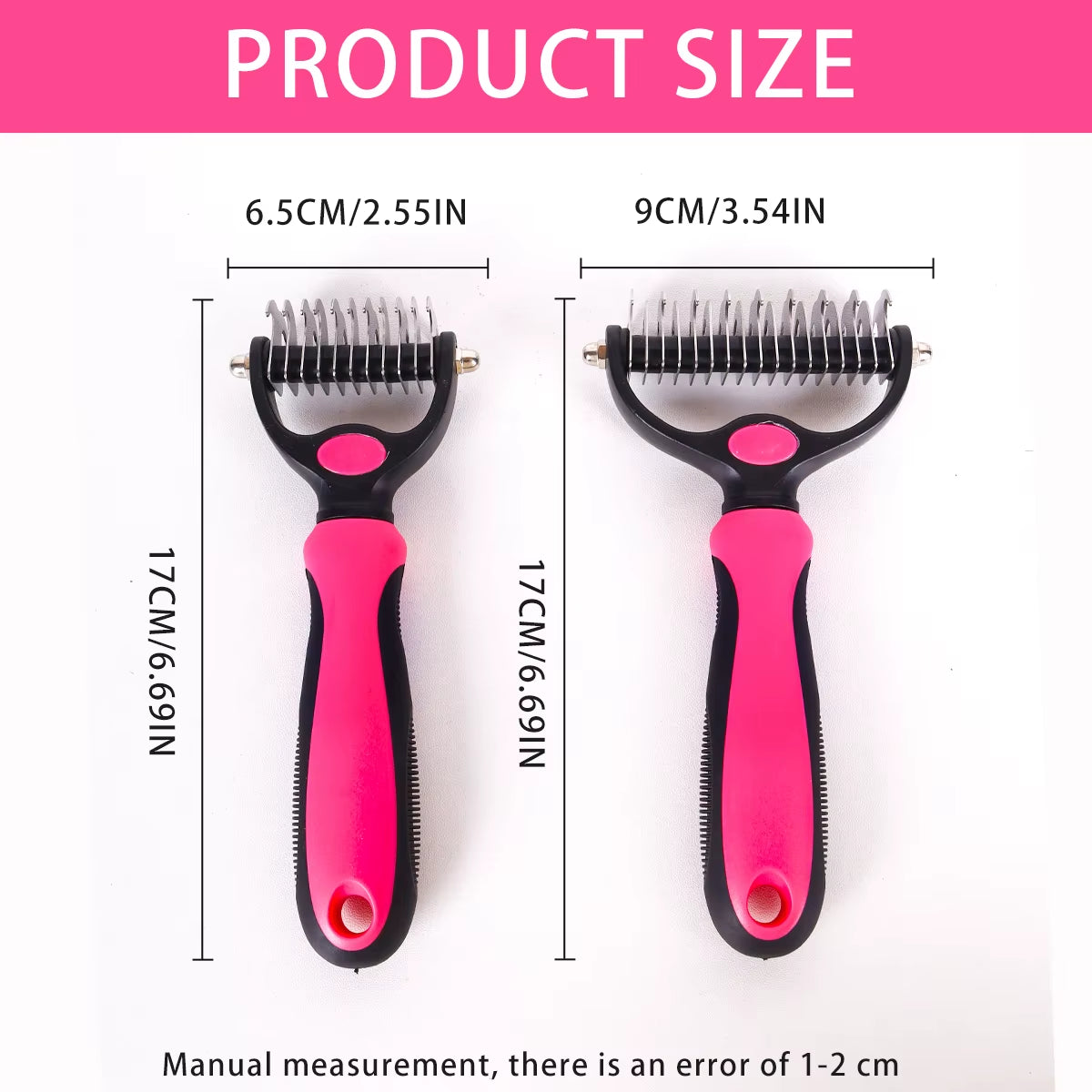Double-Sided Knot Comb Dog and Cat Beauty Hair Removal Tangle Free