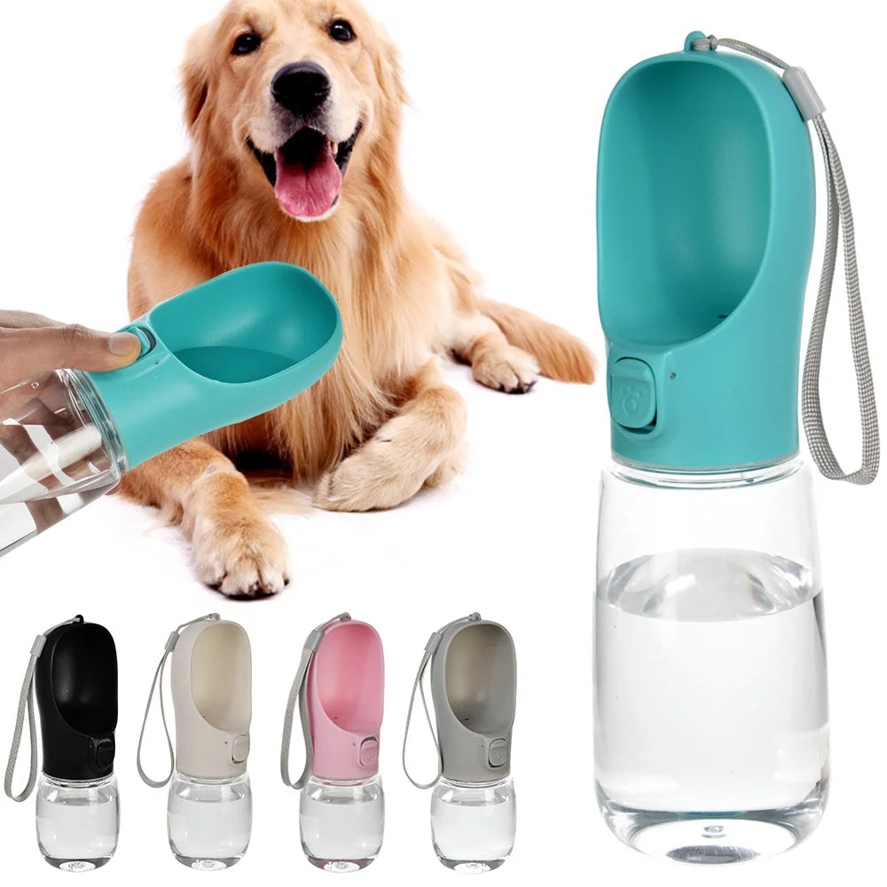 Portable Leakproof Dog Water Bottle for Outdoor Hiking and Exercise Runs