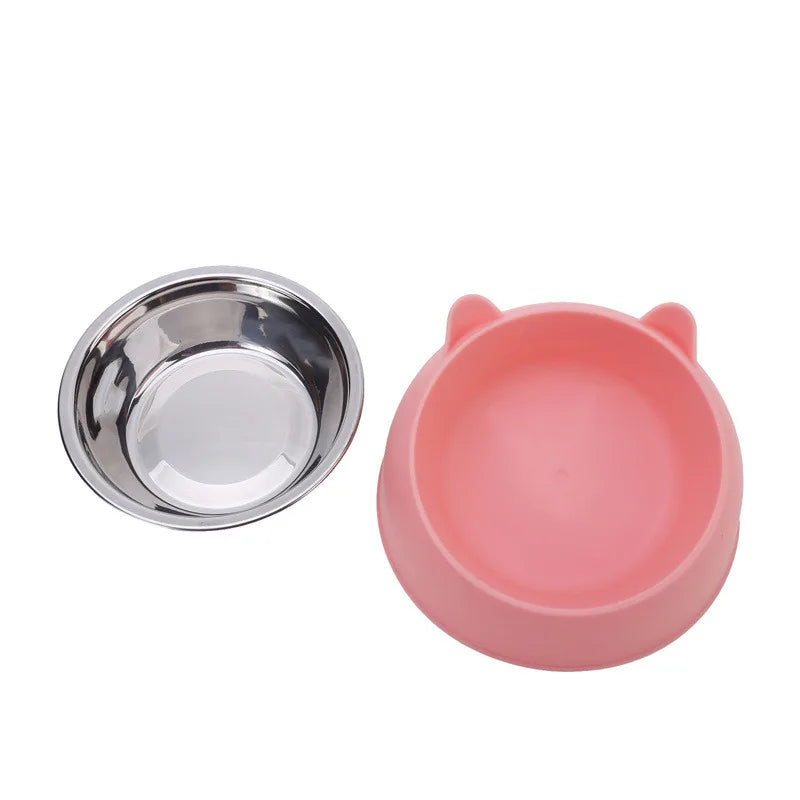 Non-Slip 100ML Cat and Dog Bowl with 15 Degrees Tilt for comfortable feeding